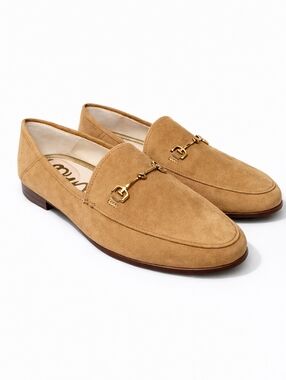 Sam Edelman Loraine Tan Suede Bit Loafers Size 7.5 M